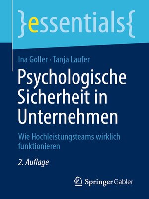 cover image of Psychologische Sicherheit in Unternehmen
